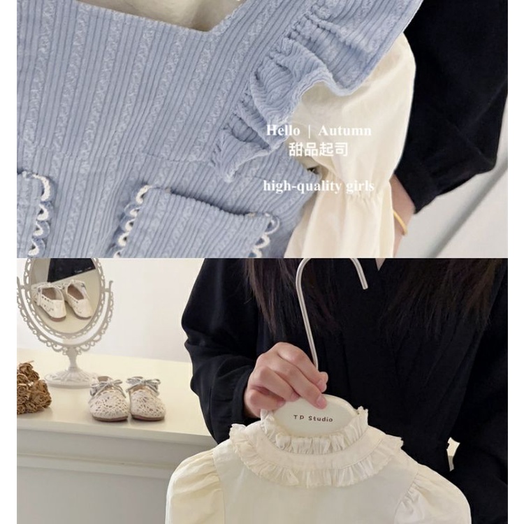 Bộ Áo Sweater In Họa Tiết Hoạt Hình Phong Cách Hàn Quốc Thời Trang Mùa Thu Cho Bé Gái