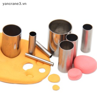 Bộ 7 / 8 dụng cụ đục lỗ tròn bằng đất sét polymer polymer3.vn