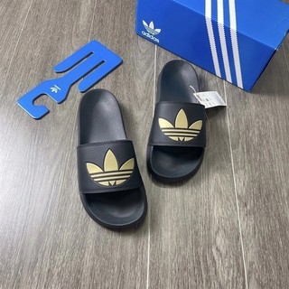 [CHÍNH HÃNG] DÉP ADIDAS LITE - BIG LOGO "MÀU ĐEN" - *BLACK* - CODE: GZ3779