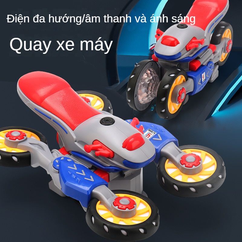 Đồ Chơi Xe Máy Biến Hình Có Đèn Và Nhạc Cho Trẻ Em