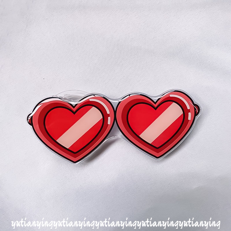 Hoạt Hình Giá Đỡ Điện Thoại Dạng Nhẫn Đeo Tay Hình Mắt Kính Ngộ Nghĩnh