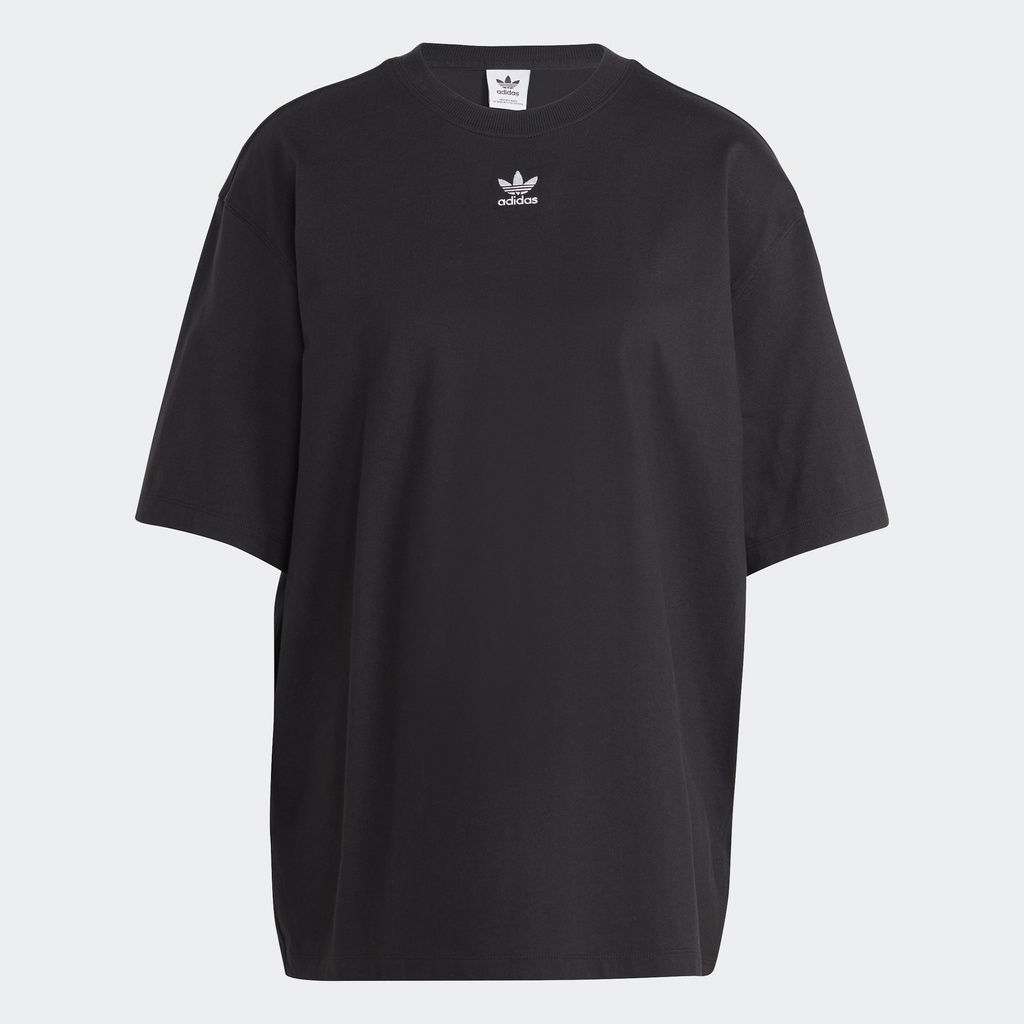 adidas Phong cách sống Áo Thun Essentials Adicolor Nữ Đen IA6464
