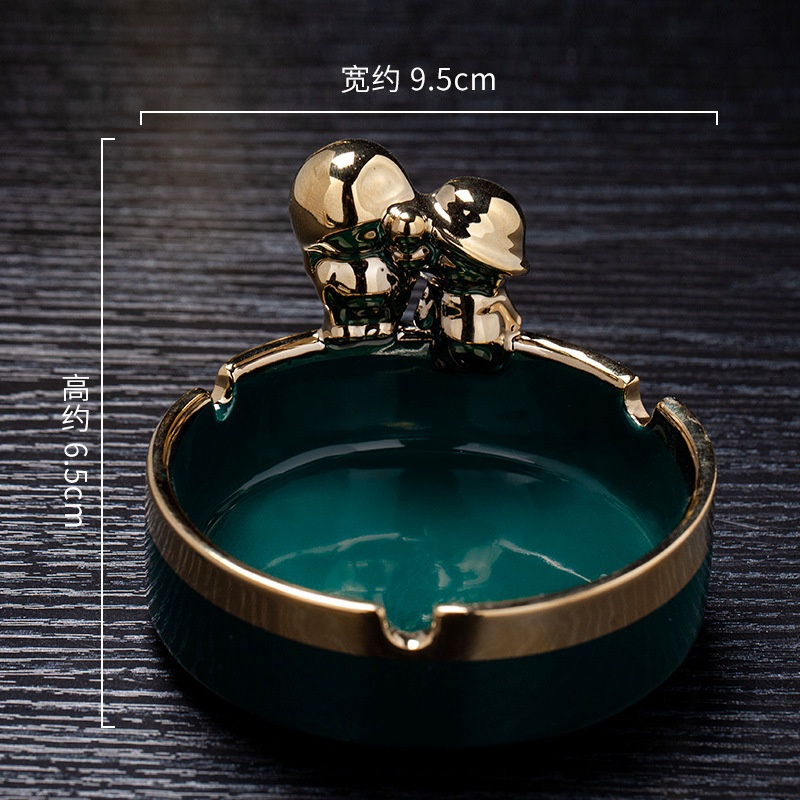 Decor Phòng Khách "Gạt Tàn Bắc Âu" Đồ Trang Trí Phòng Khách, Lối Vào Phòng Học Tủ Rượu Trang Trí Tủ Tivi