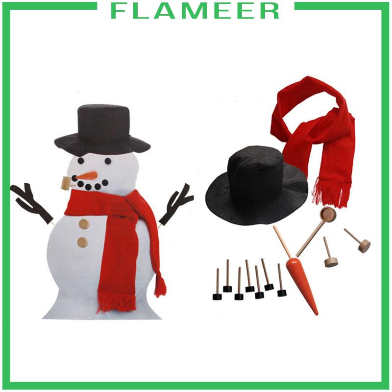 Set Đồ Hóa Trang Người Tuyết Kèm Khăn Choàng Cổ Và Mũ Cho Bé