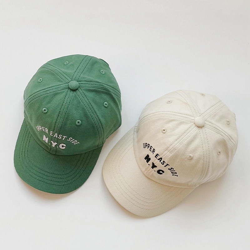 Mũ Lưỡi Trai Thêu Chữ nyc Thời Trang Xuân Hè Cho Bé