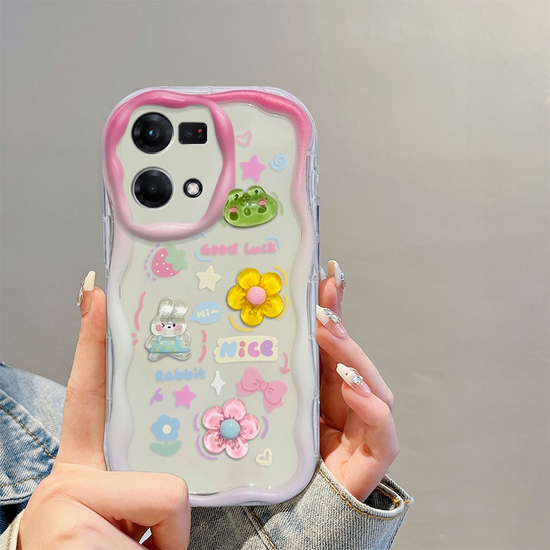 Ốp lưng oppo reno 7 4g ốp lưng oppo reno 8 4g Dễ Thương Ốp Điện Thoại Họa Tiết Búp Bê Hoạt Hình 3d Thời Trang Cho oppo reno 7 4g / reno 8 4g