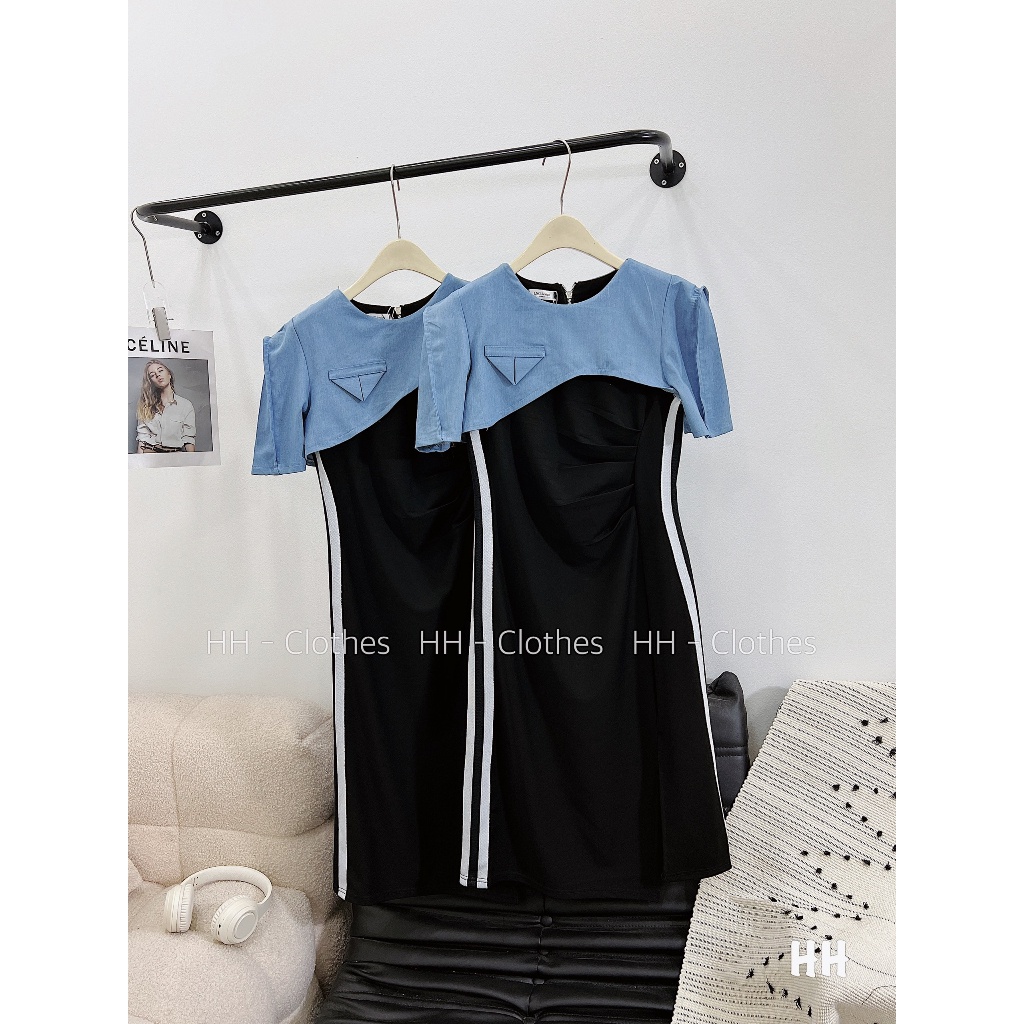 Váy thiết kế phối bò sẻ tà  xuất sắcCCC