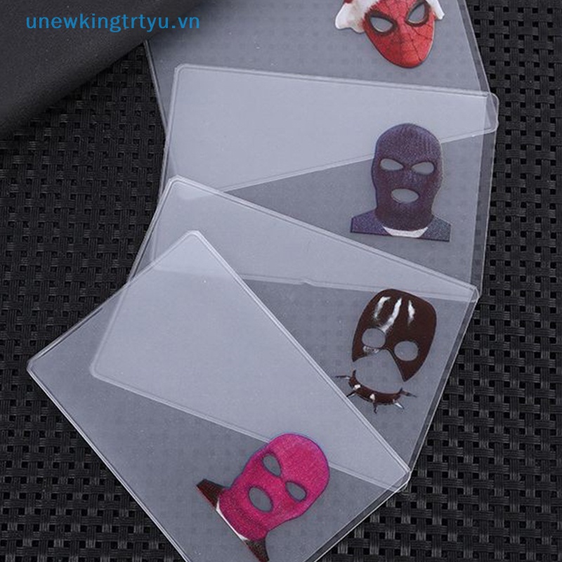 Unewtyu 1 Hộp Đựng Thẻ id / Danh Thiếp / Danh Thiếp Trong Suốt vn