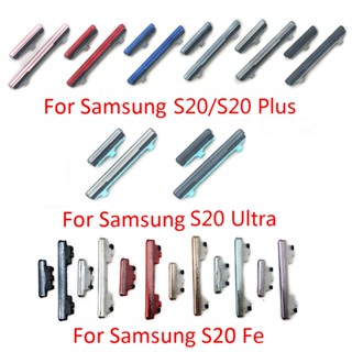 Nút Nguồn Mới + Nút Bên Âm Lượng Cho For Samsung Galaxy S20 Plus / S20 Ultra / S20 Fe Renal Nút Nhựa