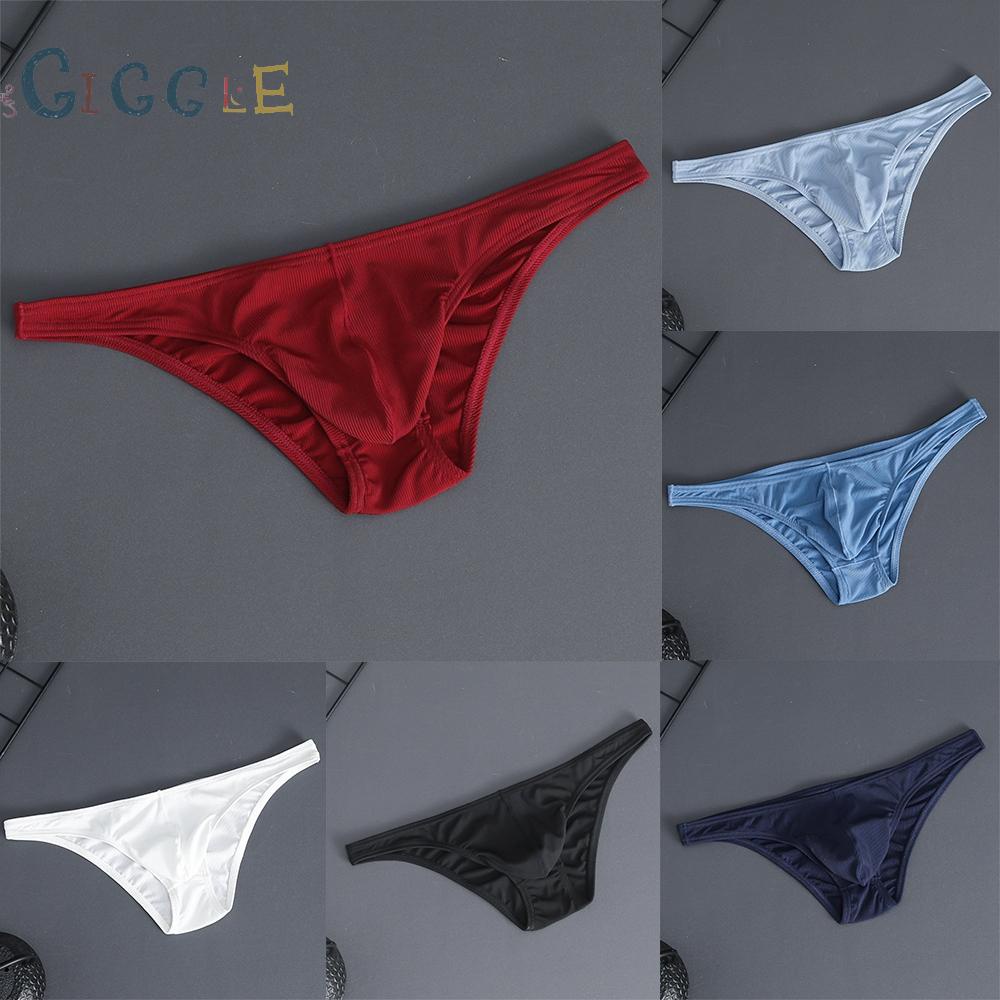 Men's Low Rise Breathable Thongs Briefs Sexy and Comfortable Underwear
