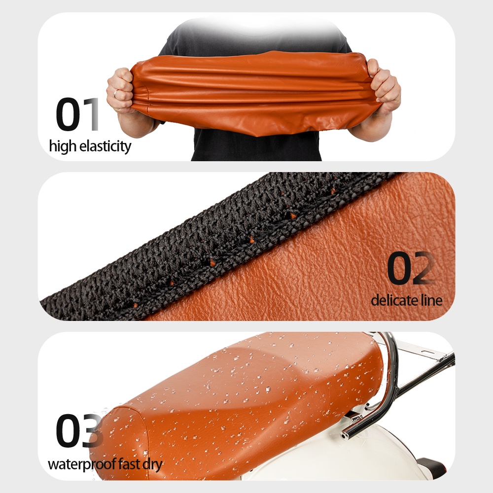 Bọc Yên Xe Đạp / Mô Tô Bằng Da pu Chống Thấm Nước / Bụi Bẩn