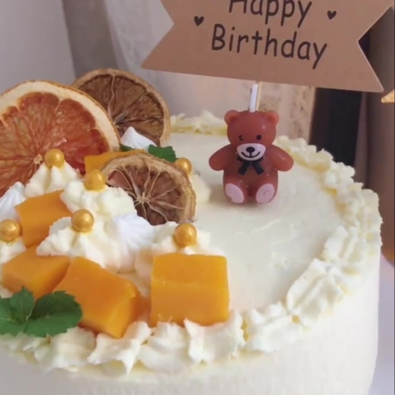 Nến sinh nhật hình chú gấu dễ thương,nến gấu trang trí bánh kem-BOMME