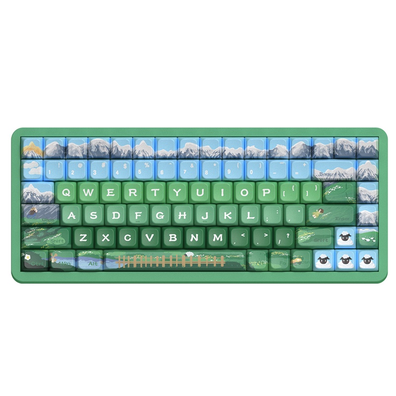 Heidi Bộ Bàn Phím Cơ 138 / 158 Phím Họa Tiết Hoạt Hình Đáng Yêu