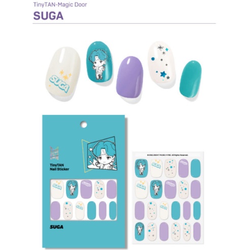 *BIG SALE LAST CHANCE*  BTS Gel Nail Sticker *Random Box* -Magic Door , Nail Art Sticker, Korea, RM, JIN, JIMIN, SUGA, J-HOPE, JUNGKOOK, V