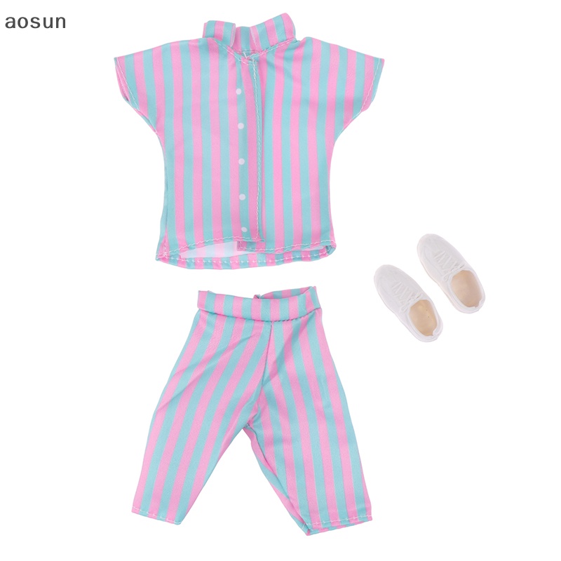 Aosun Đầm Thời Trang Xinh Xắn Cho Búp Bê 30cm