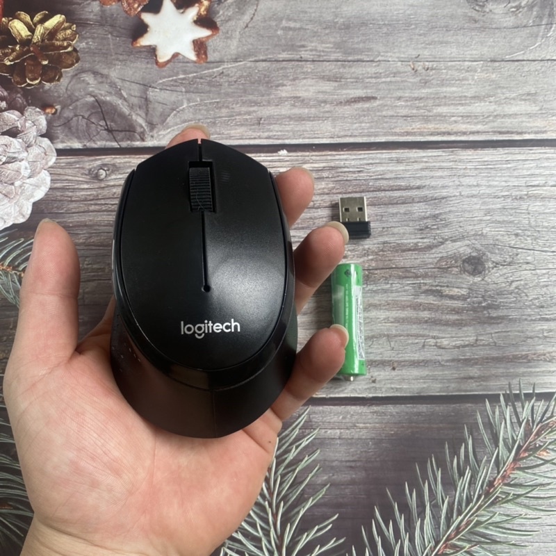 Chuột máy tính không dây Logitech M330 2.4Ghz cổng USB - Tặng kèm pin + Usb Bảo Hành 6 tháng
