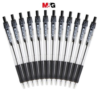 Bút bi bấm m&g mực đen ngòi 0.7mm