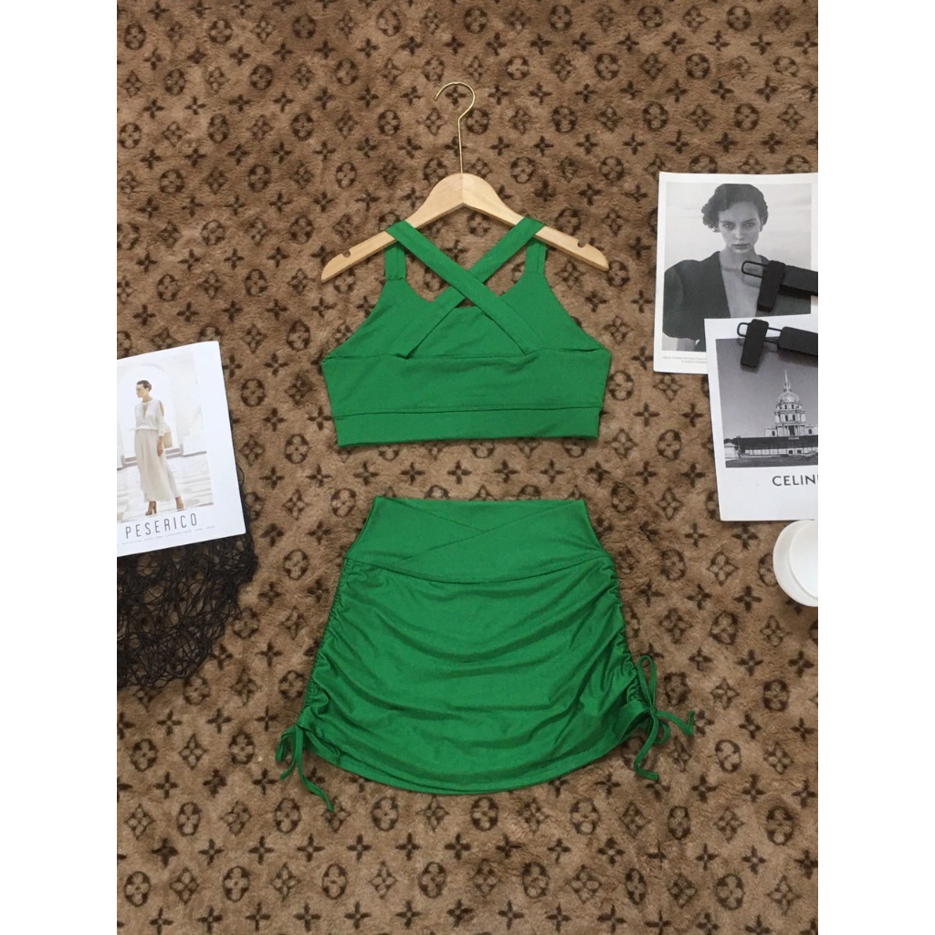 Áo tập gym nữ, áo tập aerobic, yoga đi biển dã ngoại đi bơi nữ  lớp áo bra