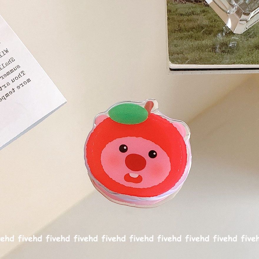 Giá Đỡ Điện Thoại Thiết Kế Nút Bấm Họa Tiết Hoạt Hình Dễ Thương