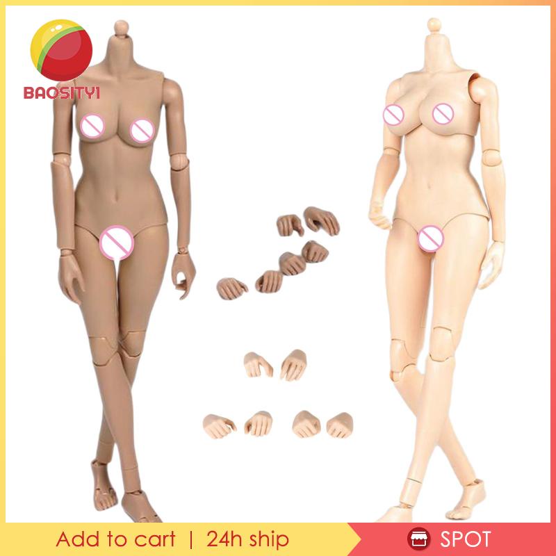 Mô Hình Cơ Thể Búp Bê Nữ Màu Trắng / Lúa Mì 27cm Tỉ Lệ 1: 6