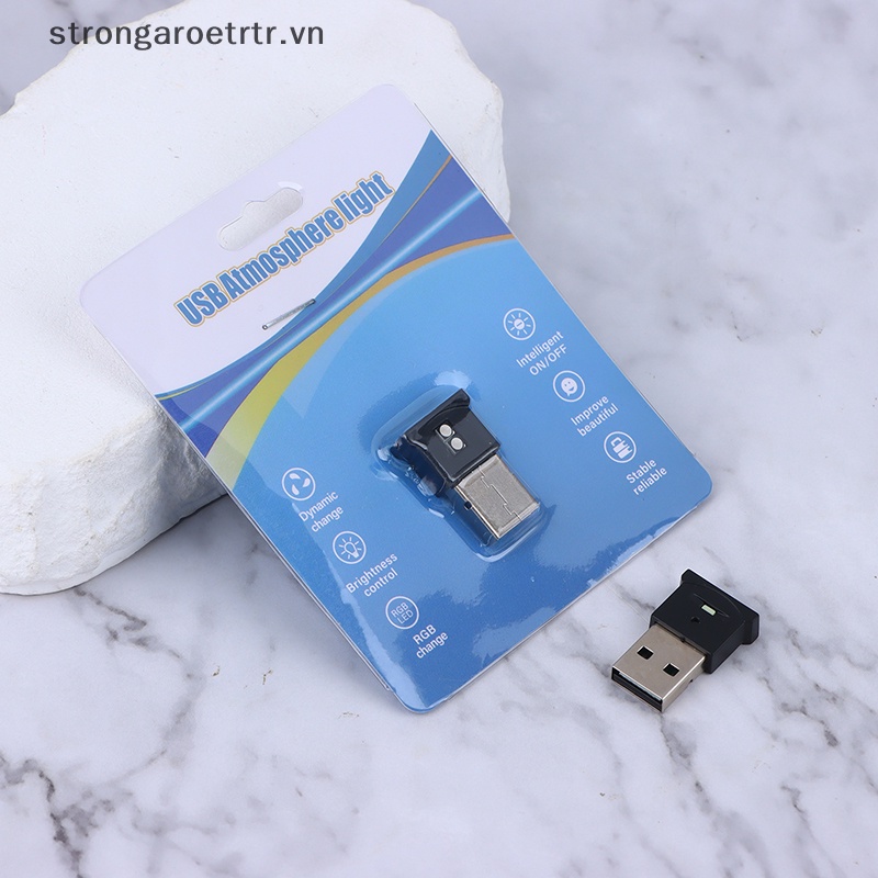 1 Đèn led usb 8 Màu Trang Trí Nội Thất Xe Hơi / laptop