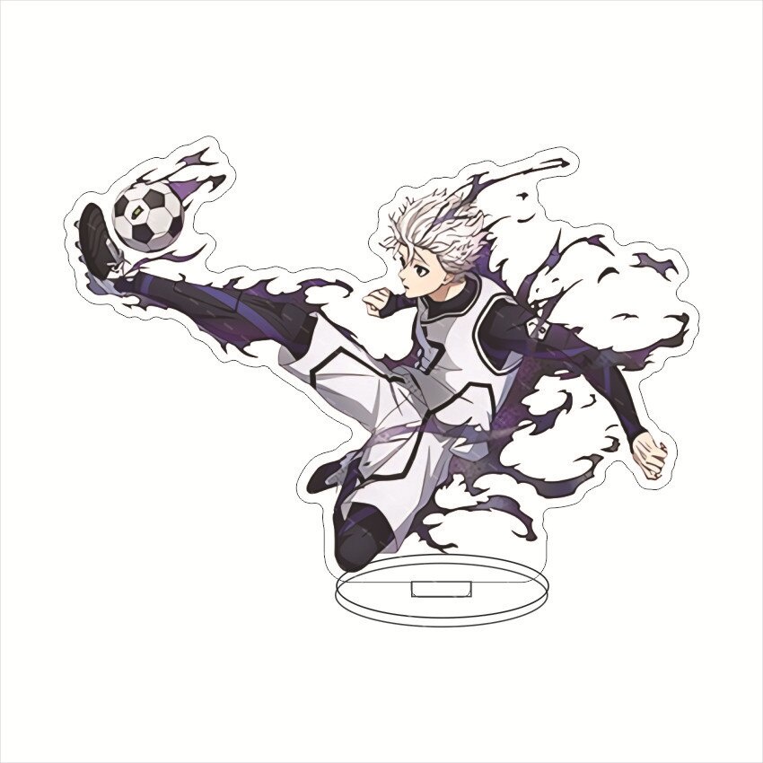 Mô hình Standee Blue Lock Soccer Series Acrylic Stand Isagi Yoichi Bachira Meguru Anime decor góc học tập để bàn 15cm