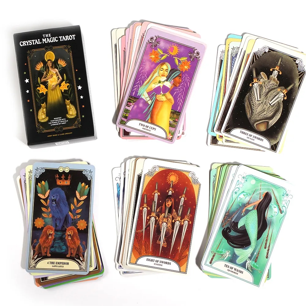 The Crystal Magic Tarot Understand and Control Your Fate with Tarot 78-card tarot deck