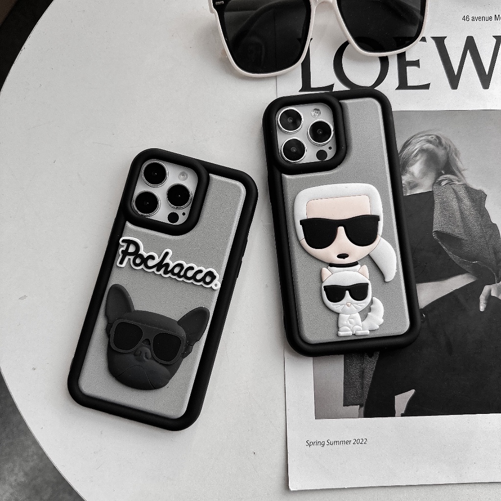 Ốp lưng iphone SU ĐEN GẮN ICON SIÊU NGẦU7plus/8plus/x/xsmax/11/11pro/11prm/12prm/13prm/14prm