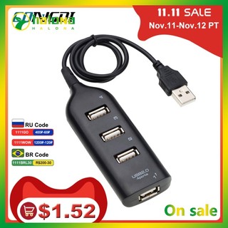 Halo Bộ Chia 4 Cổng usb Tốc Độ Cao Cho pc laptop notebook Máy Tính mac