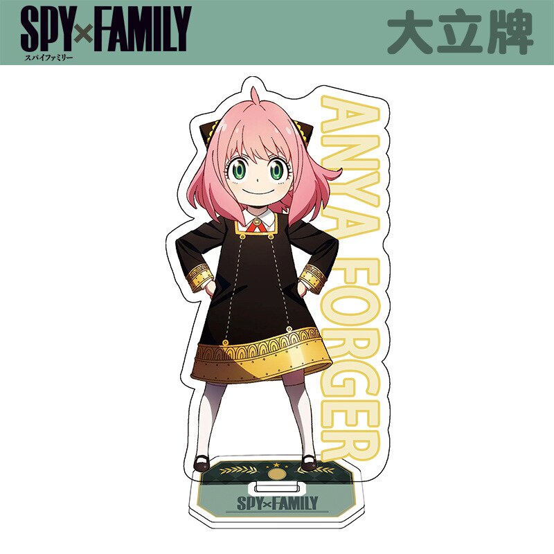 Mô hình Standee Popular Anime SPY X FAMILY Twilight Yor Forger Anya Forger để bàn tượng nhựa acrylic