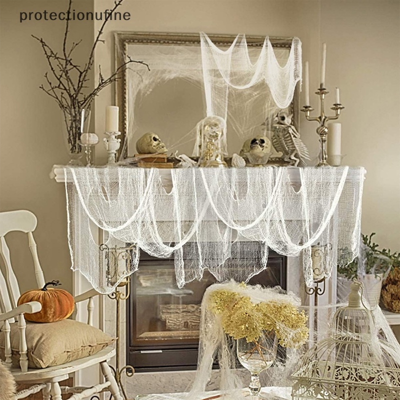 Pr3vn Vải Lưới Gạc Màu Đen Trang Trí halloween Sáng Tạo