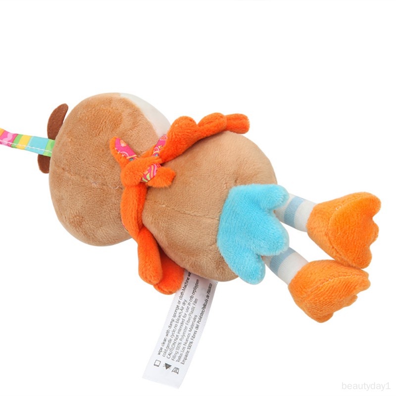 Đồ Chơi Lục Lạc Hình Chú Ong Dễ Thương Treo Xe Đẩy Em Bé 0-12 Tháng Tuổi