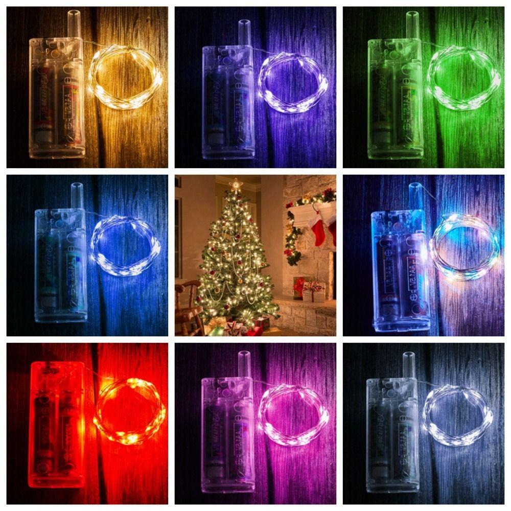 Shanrong Dây Đèn led 3m 30 Bóng Bằng pvc Chống Nước Dùng Trang Trí Sân Vườn