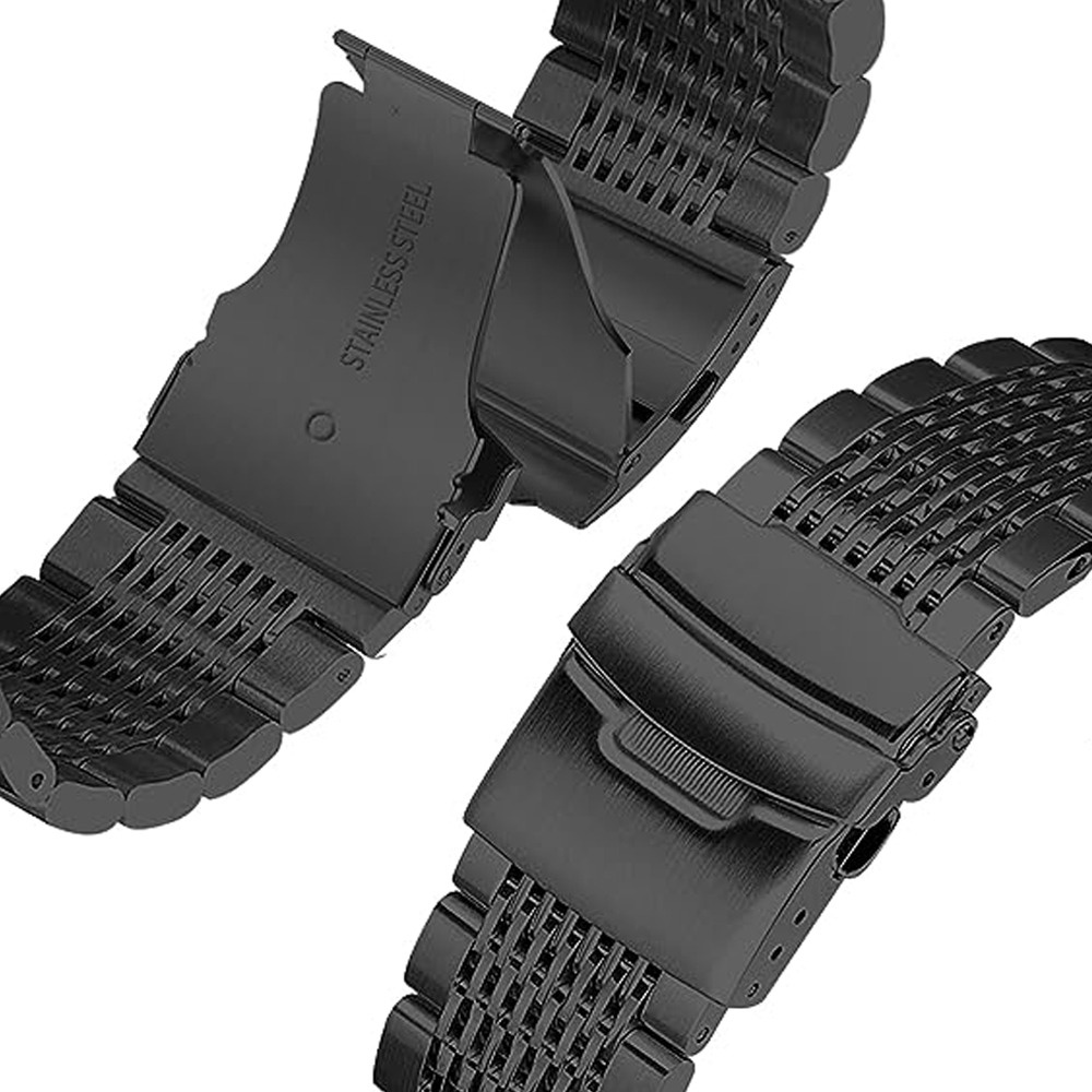 Dây Đeo Inox Cho Đồng Hồ Thông Minh samsung galaxy watch 6 classic 47 43mm 40 44mm 5pro 45mm 4classic 42 46mm