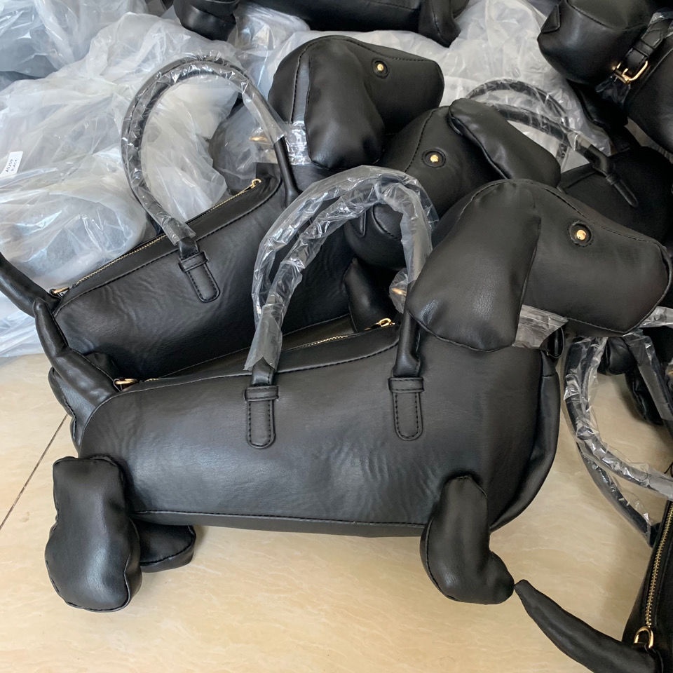 Roof Túi Đeo Chéo Da pu Mềm Hình Cún Hoạt Họa Phong Cách Đường Phố Dễ Thương Dùng Khi Chụp Ảnh Đường Phố Cho Nữ