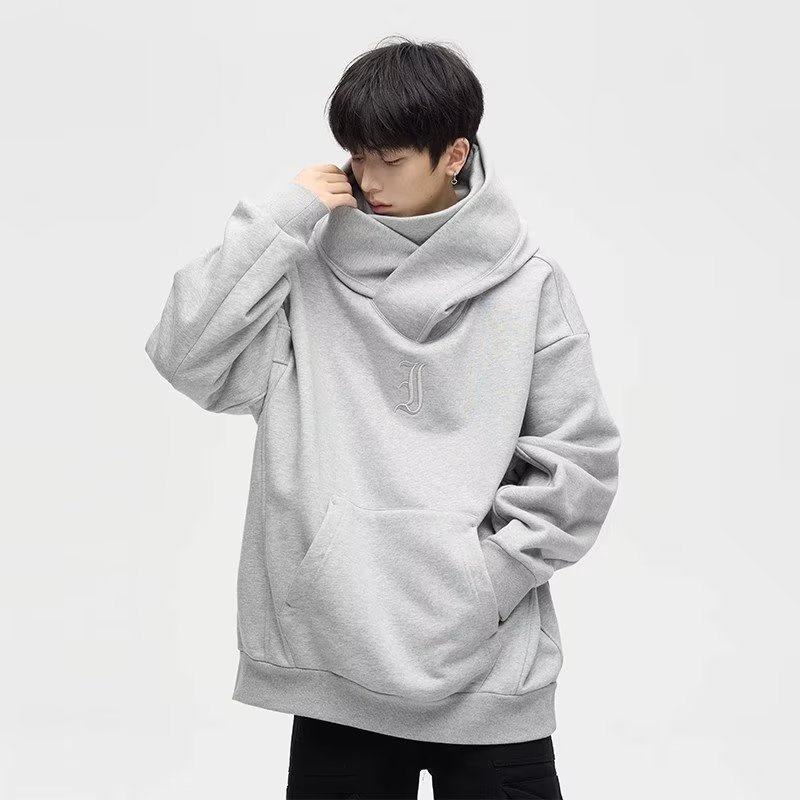 Áo Hoodie Cổ Cao Thời Trang Cá Tính Cho Nam
