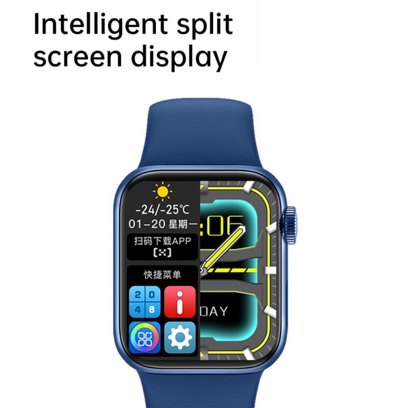 Đồng Hồ Thông Minh dw37 pro Màn Hình 1.75 inch Kết Nối bluetooth Theo Dõi Sức Khỏe