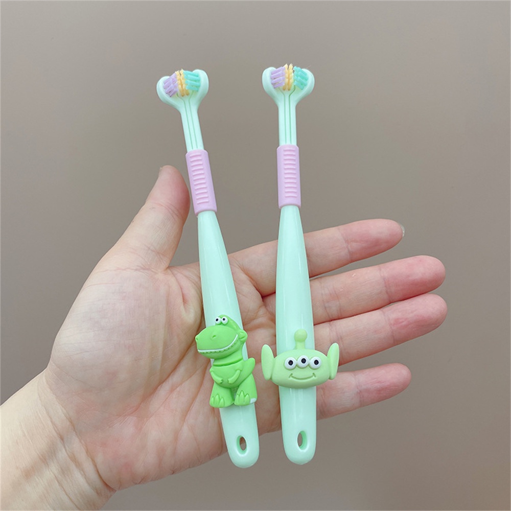 Disney Bàn Chải Đánh Răng Ba Mặt Hình Chữ v Làm Sạch Sâu Dành Cho Trẻ Em Và Người Lớn