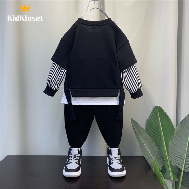 YOSBOGR áo quần trẻ em đồ bé trai đồ bộ bé trai chất lượng thời trang thoải mái 2023 NEW STYLE KWT23936O5 38Z230923