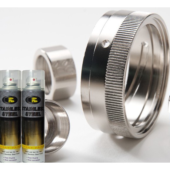 Sơn Xịt Mạ Kẽm Stainless Steel Bosny Thái Lan - Hàng Chuẩn Công Ty