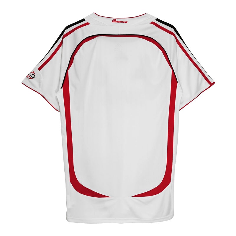 Áo Bóng Đá Màu Trắng Phong Cách retro ac milan 2006-2007 Size s-Xl