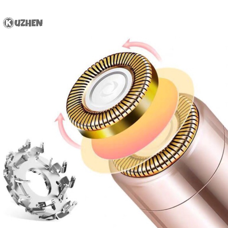 Kuzhen Máy Tẩy Lông Cơ Thể mini Không Đau Cho Nữ