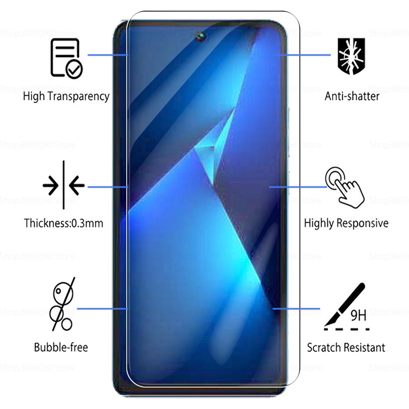 Kính Cường Lực 4 Trong 1 Bảo Vệ Toàn Màn Hình Cho tecno pova 5 4g tecno pova5 pro Nova5Pro 5pro