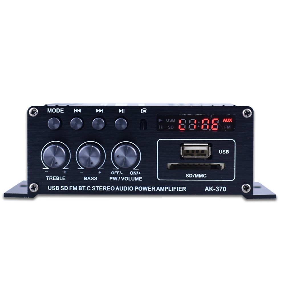 Bộ Khuếch Đại Âm Thanh AK370 Mini Cho Xe Hơi Và Nhà Cửa