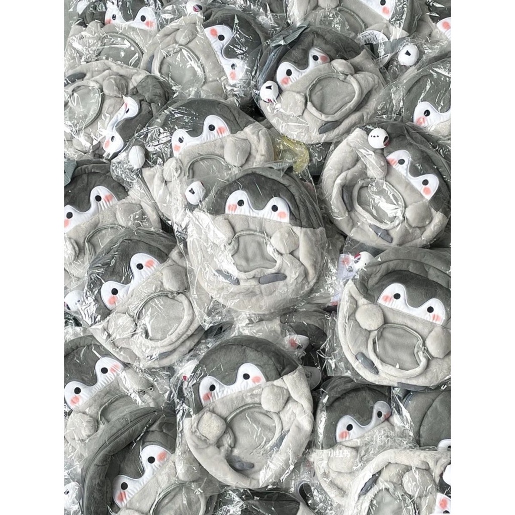 Ba Lô Hình Chim Cánh Cụt Nhồi Bông Dễ Thương Phong Cách Nhật Bản