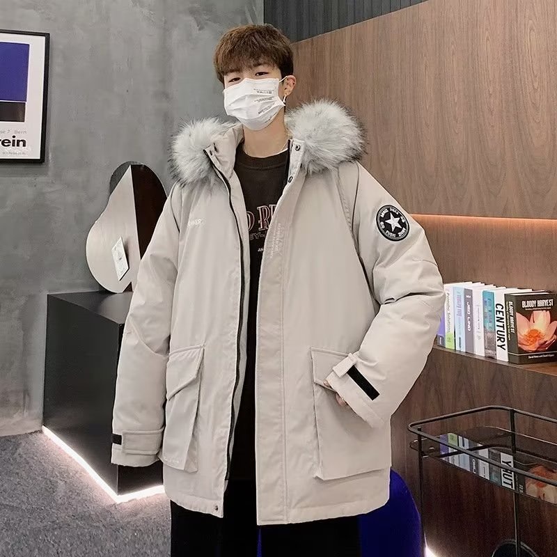 Asrv Áo Khoác cotton Có Mũ Trùm Đầu Thời Trang Thu Đông Cao Cấp Cho Nam
