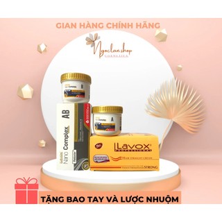 Bộ 2 hủ thuốc duỗi tóc Lavox Professional 140ml