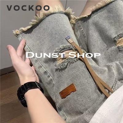  Dunst Shop quần đùi nam quần jean ống rộng quần short nam 2023 NEW DS0713