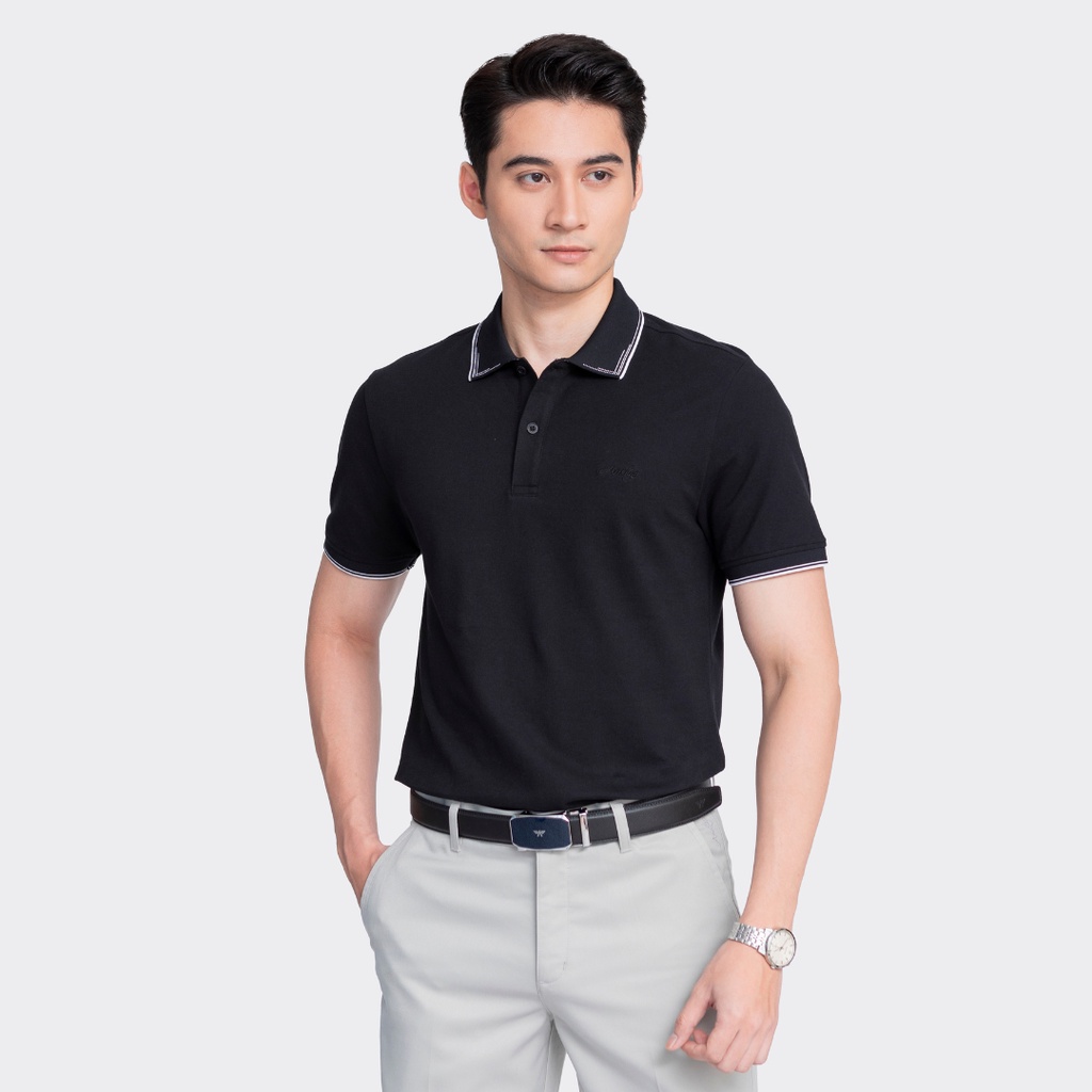 Áo polo nam ngắn tay ARISTINO phom Regular fit, chất liệu Cotton thoáng khí, thấm hút tốt - APS168S3
