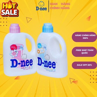 Dung dịch giặt quần áo cho bé d-nee - chai 960ml .